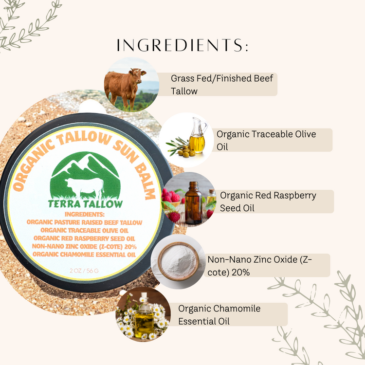 Organic Tallow Sun Balm