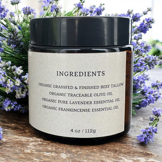 Luscious Lavender Organic Whipped Tallow Body Butter