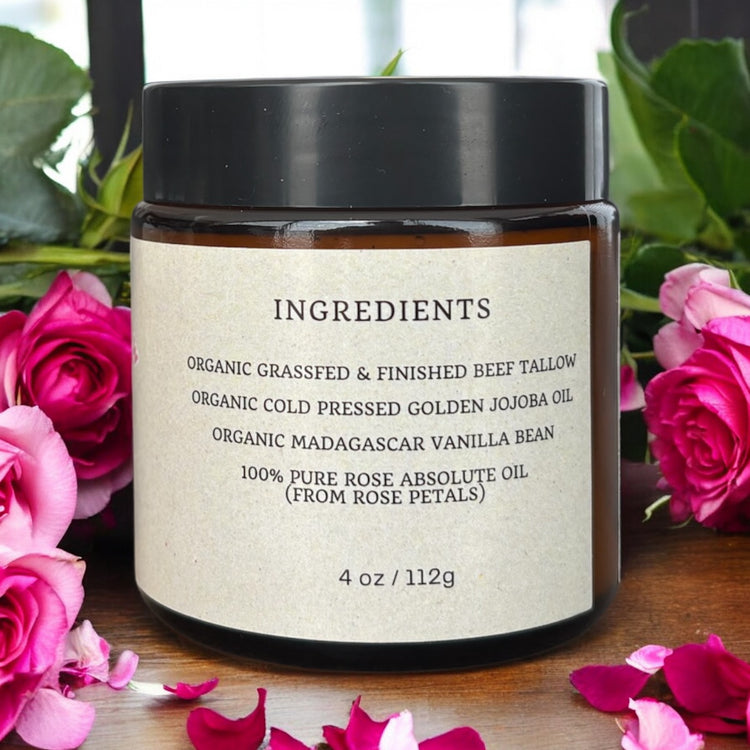 Vanilla Rose Dream Organic Whipped Tallow *LIMITED EDITION*