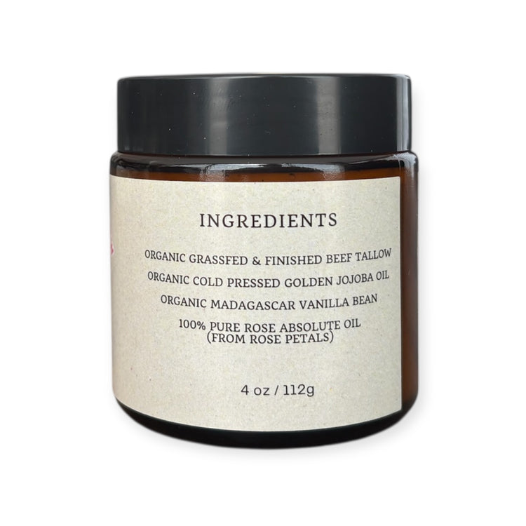 Vanilla Rose Dream Organic Whipped Tallow *LIMITED EDITION*