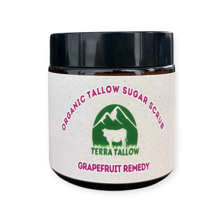 Grapefruit Remedy Organic Tallow Sugar Scrub