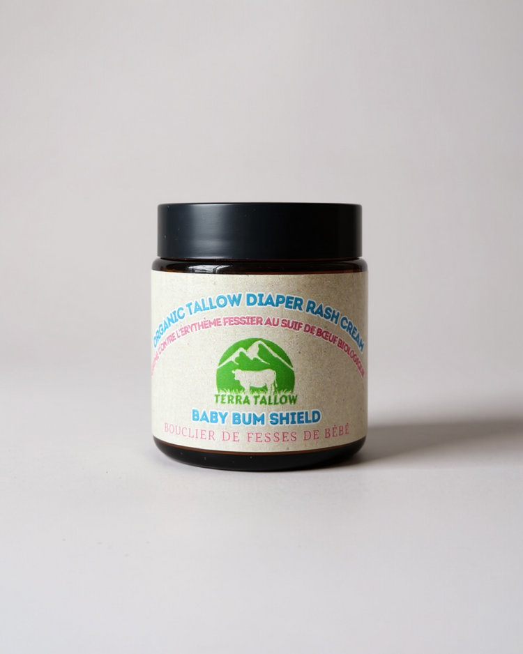 Baby Bum Shield Organic Tallow Diaper Rash Cream