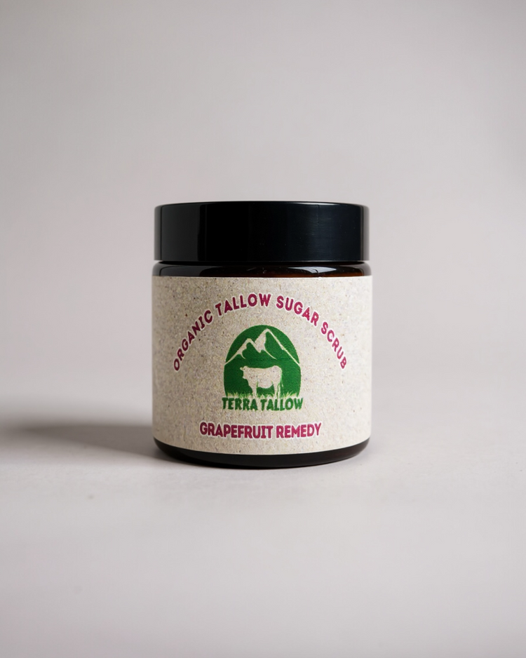 Grapefruit Remedy Organic Tallow Sugar Scrub