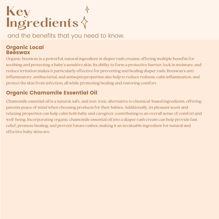 Baby Bum Shield Organic Tallow Diaper Rash Cream