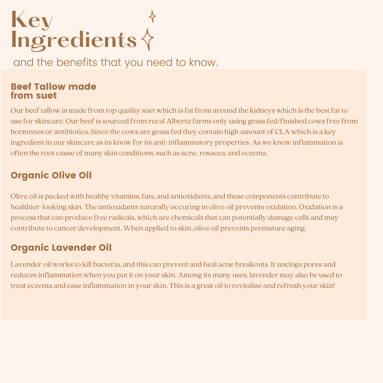 Luscious Lavender Organic Whipped Tallow Body Butter