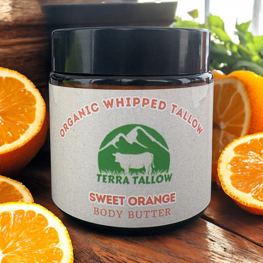 Sweet Orange Organic Whipped Tallow Body Butter