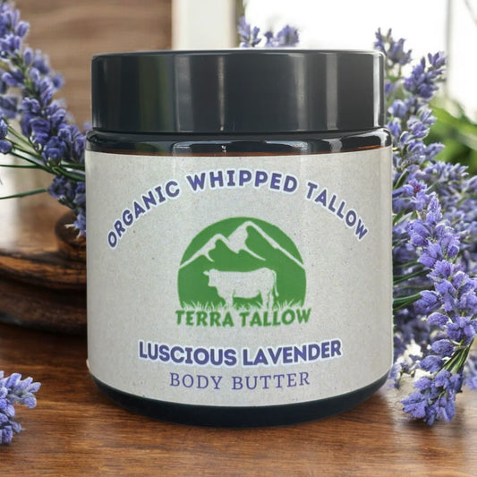 Luscious Lavender Organic Whipped Tallow Body Butter