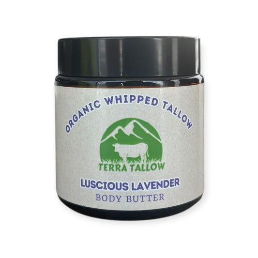 Luscious Lavender Organic Whipped Tallow Body Butter