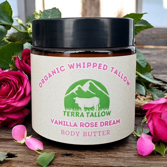 Vanilla Rose Dream Organic Whipped Tallow *LIMITED EDITION*