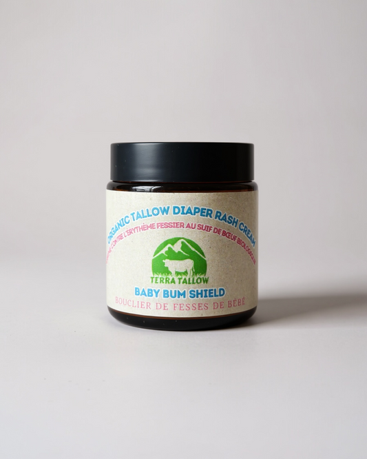 Baby Bum Shield Organic Tallow Diaper Rash Cream