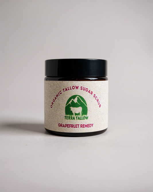 Grapefruit Remedy Organic Tallow Sugar Scrub