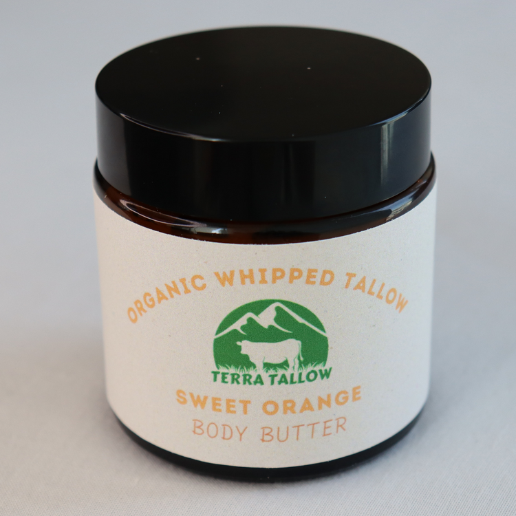 Sweet Orange Organic Whipped Tallow Body Butter